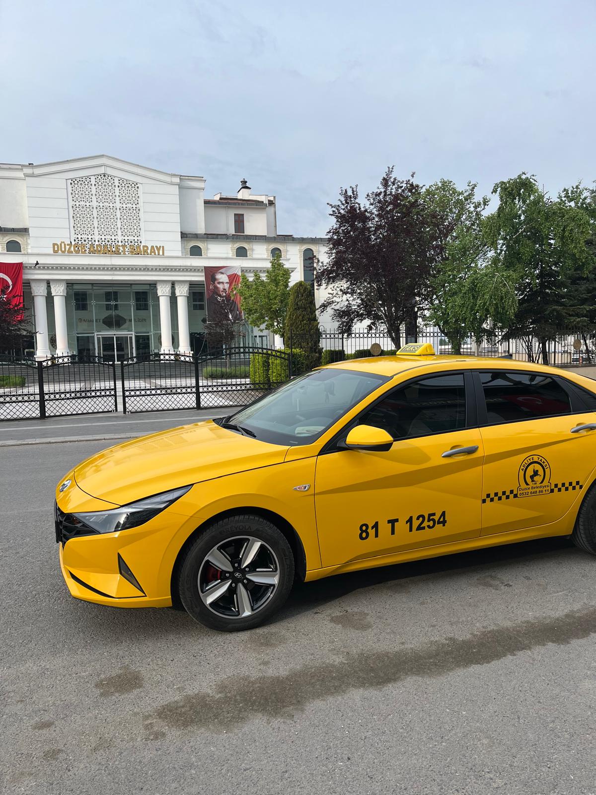 Düzce Taksi Yandan Görünüm